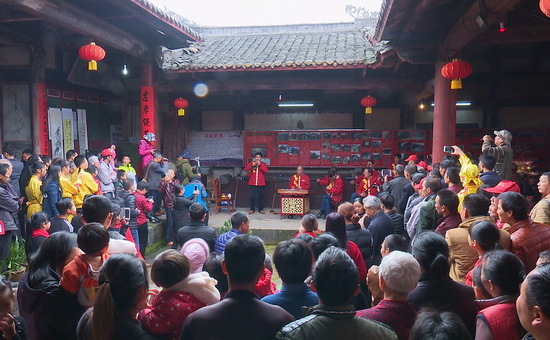 连城开展非遗民俗展演进景点活动3