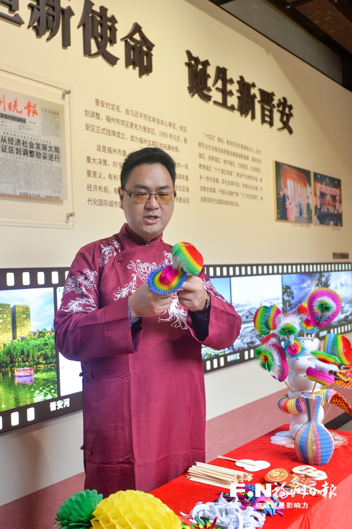 晋安纸翻花非遗亮相央视舞台:似花不是花 翻出百花样